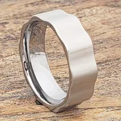 Axel Matching Gear Brushed Unique Rings