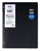 2Yr Large Monthly Black Planner (Jan27-Dec28)