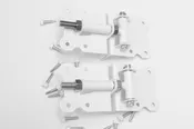 Universal Gate Hinge Set - White | DIY &amp; Commercial