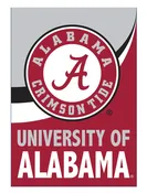 Alabama Crimson Tide 2 Sided Garden Flag