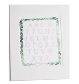 ABC Print - Pink : 8X10