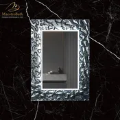 Artistic Luxury Single Vanity LED Mirror | Grey-Smoke Silver
