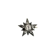 Art Deco Paste Star Pin