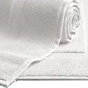 1BM Economy White Bath Mat – 20 x 30