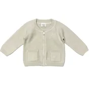 2-Pocket Baby Bomber Style Zip Cardigan