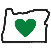 Flag | Heart in Oregon | 3x4 foot