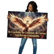 Be Unstoppable Phoenix — 8K Spiritual Art Poster