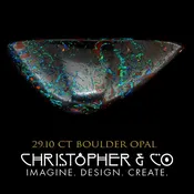 Opal Boulder 29.10 ct — Custom Artisan Jewelry | Unique Gemstones | Christopher & Co.