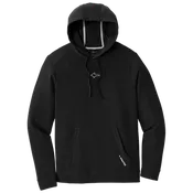 "Athletics Mark" Black Wicking Fleece Hoodie