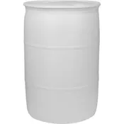 30 Gallon Natural Poly Drum