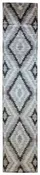 2.5 x 11.6 Modern Runner 100% Silk Hand-Woven All-Over Design - 60048