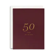 50 Milestone Birthday Greeting Card
