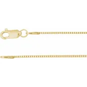 0.75mm Box Chain
14KY 
Lengt