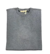 100% COTTON SWEATER - NAVY