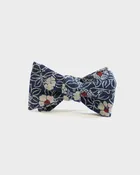 Bow Tie Navy Tsubaki Floral Mini