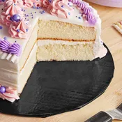 10" BLACK ROUND CAKE DRUM