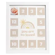 Kate & Milo - First Year Picture Frame, Beige