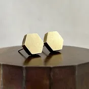 Hex Post Earrings