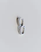 Baguette Huggie Hoop Earrings