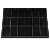 18-Slot Jewelry Display Tray for Sets, Earrings & Pendants