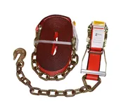 2″ x 40′ Ratchet Strap With Chain and Clevis Hook