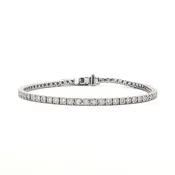 1.00CTW 4-Prong Illusion Tennis Bracelet in 14K Gold