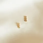 Crystal Bar Studs