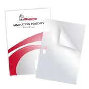 10MIL 4" x 6" Photo Card Laminating Pouches with Long Side Slot - 100pk