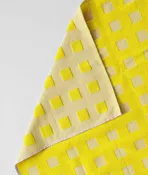 Squares Woven Terry Tea Towel – Oat/Yellow