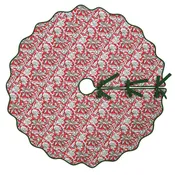 BLOCK PRINT CHRISTMAS TREE SKIRT