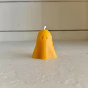 Beeswax Ghost Candle
