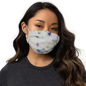 BLUEBERRY MUFFIN HANDMADE PAPER PRINT FACE MASK — PAPERCRAFT MIRACLES LLC