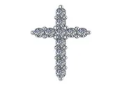 0.25 CT TW Diamond Cross