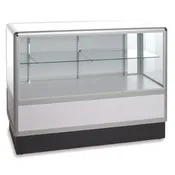 48″ 2/3 Vision Glass Display Case – CB2A w/mirror doors
