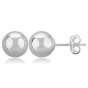 7mm Ball Stud Earrings