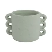 10" Arch Handle Planter, Green