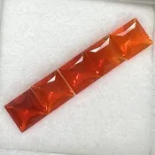 4.5mm – Mexican Fire Opal Set