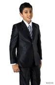 4 PIECE SOLID COLOR, WITH MATCHING DRESS SHIRT AND TIE TRIMMED LAPE