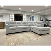 1431 Maverick Silver Chaise Sectional