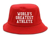 Worlds Greatest Athlete Funny Sports Mens Bucket Hat