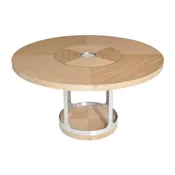 Arche Dining Table (with Inset Lazy Susan)
