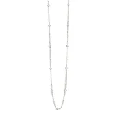 1mm Beaded White Curb Chain