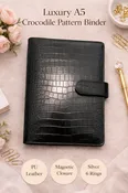 Luxury Crocodile Pattern Binder — typeplusprint