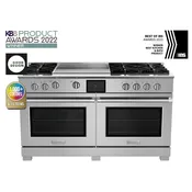 BlueStar Dual Fuel Range with 24″ Griddle