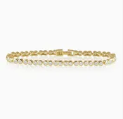 Bezel Tennis Bracelet