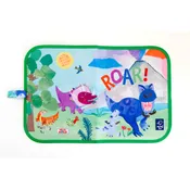 Dinosaur Dry Erase Wipe Fold + Go Place Mat and Chalk Mat