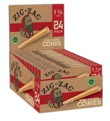 24 Ct Unbleached  Pre Rolled Cones 1 1/4