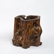17th Century China Rare Ghen Brushpot — ROBERT KUO