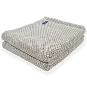 Bar Harbor Cotton Blanket - Stone