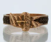 Antique Band - Antique Victorian 14k Rose Gold Braided Hair Mourning Ring | Copper Canary Fine Jewelry